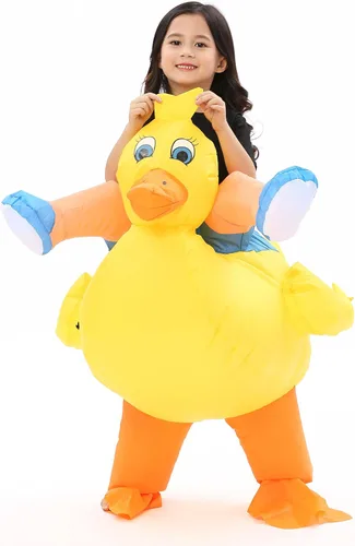 Vista 6 de JYZCOS Disfraz inflable para jinete de niño