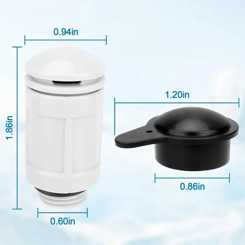 Vista 4 de 12363 12373 Válvula de chorro de aire y tapa de válvula de chorro de aire para piscina sobre tierra Intex