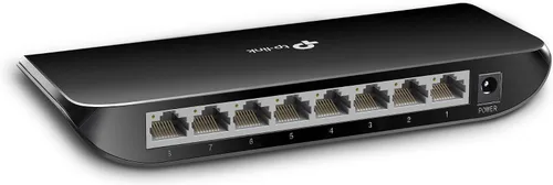 Vista 10 de TP-LINK conmutador Fast Ethernet, Negro