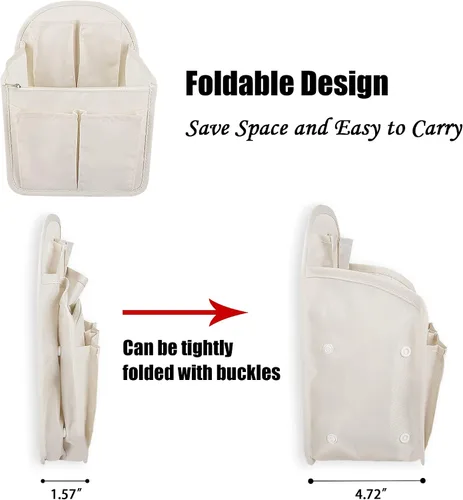 Vista 6 de Organizador de bolsa, bolsa divisora de viaje de tela Oxford para hombres o mujeres, forro ligero para bolsa, bolsa organizadora impermeable