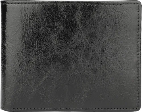 Vista 7 de Cartera para hombre-Cuero Genuino RFID Bloqueo Billetera Bifold Elegante Con Ventana 2 ID