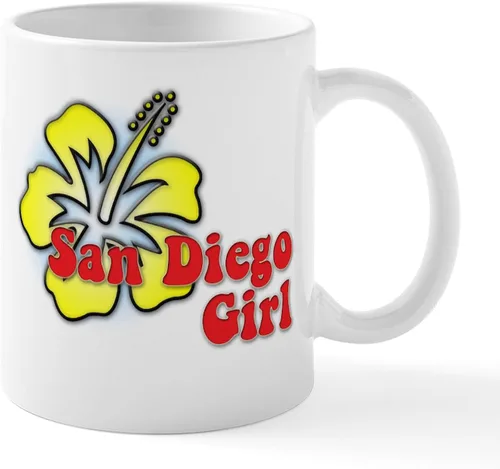 Vista 22 de CafePress I Love San Diego - Taza de café de cerámica (11.0 fl oz)