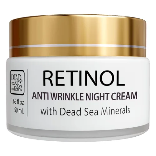 Vista 9 de Dead Sea Collection Crema facial hidratante de noche con colágeno 3 veces - Hidratante facial nutritivo antienvejecimiento con minerales del mar