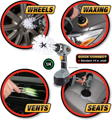 Vista 3 de Performance Tool W4992 Ultimate Car Wash Kit (16 piezas) - La solución completa para un auto limpio y brillante