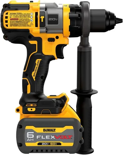 Vista 6 de DEWALT FLEXVOLT ADVANTAGE 20V MAX* Taladro percutor, inalámbrico, 1/2 pulgada (DCD999T1)