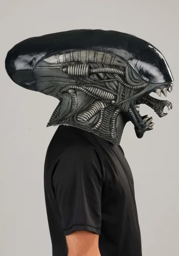 Vista 8 de Máscara Deluxe de Alien Xenomorph para Adultos Multicolor