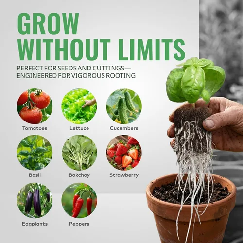 Vista 5 de Tapones para crear raíces rápidamente General Hydroponics, 50