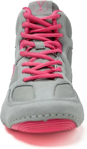 Vista 4 de Zapatos de lucha juvenil, 100% antideslizantes, zapatos de boxeo duraderos para niños, niños pequeños de 11 a niños grandes, 3 tamaños