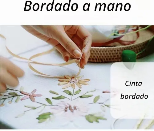 Vista 2 de Mantel de lino con borlas para mesa de centro para sala de estar, encaje rectangular (gris claro, Begonia grandis, 43 x 63 pulgadas)