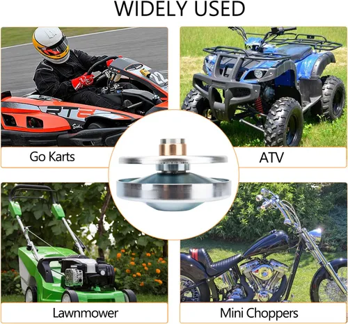 Vista 7 de Kit convertidor de par Go Kart serie 30 de 6.5 hp, polea de embrague de mini bicicleta de 3/4 pulgadas compatible con 212CC Predator Comet Manco Max