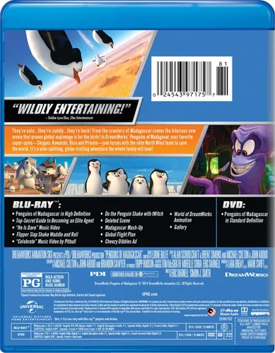 Vista 2 de Penguins of Madagascar Blu-ray