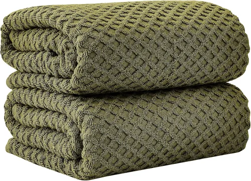 Vista 8 de Great Bay Home - Toallas de mano 100% algodón blanco, 6 toallas de baño suaves para manos, altamente absorbentes y de secado rápido, colección 01