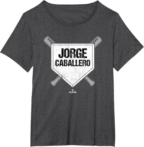 Vista 5 de Homeplate Gameday Jorge Caballero Prospect Baseball Fan Gear Camiseta, Negro