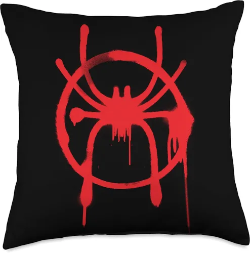 Vista 5 de Marvel Man Into The Spider-Verse - Almohada con icono rojo, 16 x 16 pulgadas, multicolor