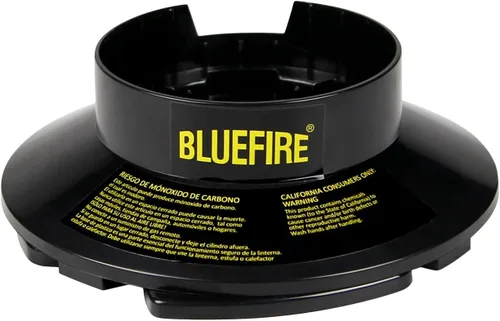 Vista 3 de BLUEFIRE Soporte de cilindro de gas de combustible de doble uso para acampar y soldar con forma de estrella, base de botella de propano MAPP MAP