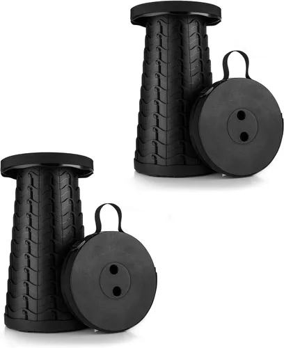 Vista 12 de Taburete plegable mejorado, ligero pero más resistente, con capacidad de carga, 400 libras, taburete plegable portátil para camping, pesca, Azul