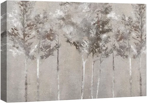 Vista 23 de wall26 - Paisaje rústico de montaña sobre un fondo de madera - Arte en lienzo para el hogar - 12 x 18 pulgadas
