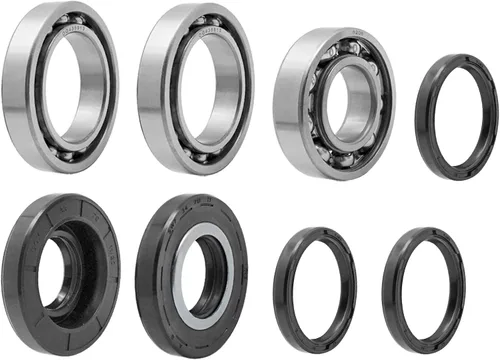 Vista 4 de Kit de sellos de rodamientos diferencial trasero para Honda Recon 250 TRX250EX TRX250X TRX250 1997-Up, OEM # 91051-HC4-003 96100-62060-00