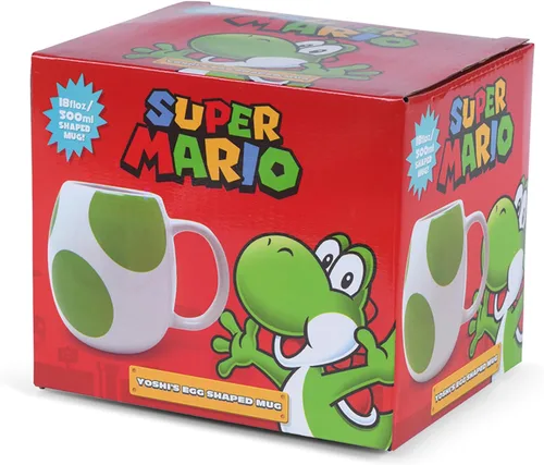 Vista 3 de Super Mario 3D-Yoshi - Taza de cerámica con diseño de huevo