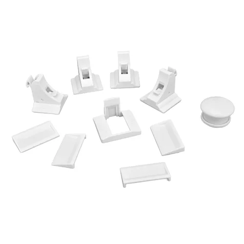 Vista 7 de Cerradura magnética para cajones, sistema de bloqueo magnético, cerraduras de puerta de gabinete de seguridad para niños, kit de llaves de bloqueo