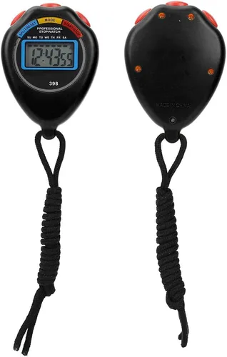 Vista 4 de Temporizador deportivo profesional, cronómetro electrónico para temporizador de rizado, cronómetro simple, cronómetro, cronómetro, carreras