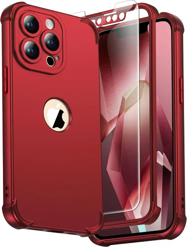 Vista 156 de ORETECH Funda para iPhone 11, con [2 protectores de pantalla de vidrio templado] [prueba de caídas de grado militar de 10 pies]