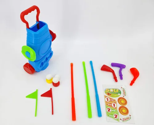 Vista 3 de FixtureDisplays - Juego de golf para niños (plástico, para niños de 2 a 6 años)