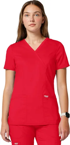 Vista 17 de Cherokee WW Revolution - Camisa de enfermería con 2 bolsillos para mujer ciel