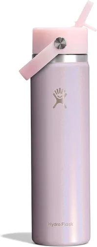 Vista 111 de Hydro Flask Botella de agua – Acero inoxidable aislado – Tapa flexible con popote de boca ancha, antiderrames, a prueba de fugas y recargable