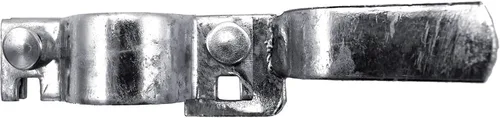 Vista 8 de Pestillo de horquilla de puerta de enlace de cadena de 1-5/8" x 1-3/8" - Pestillo galvanizado con orificio para candado
