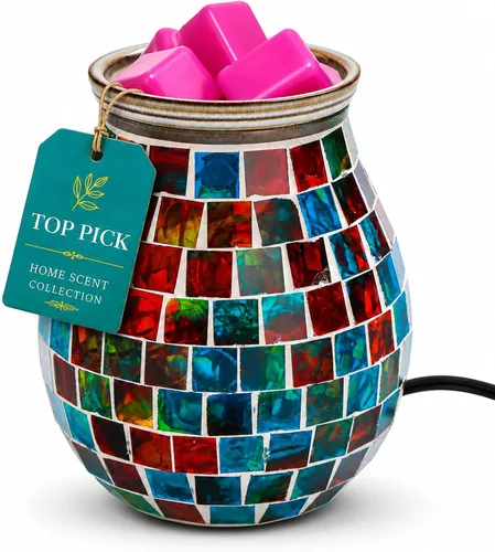 Vista 8 de Mocosa Calentador de cera derretida para calentador de velas de cerámica perfumada, quemador de cera de fragancia para el hogar, regalos para mamá