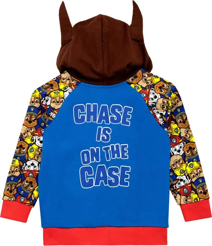 Vista 4 de Paw Patrol Sudadera con capucha Chase para niños