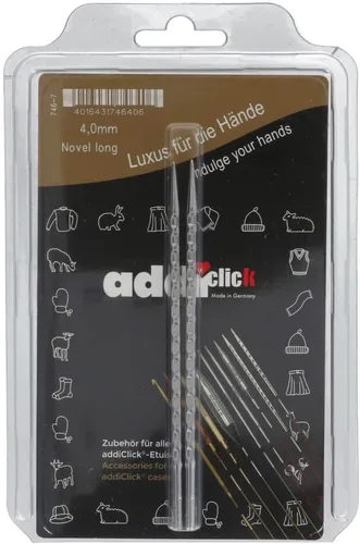 Vista 4 de addi Click Novel Lace Long Tips US 4 (0.138 in)