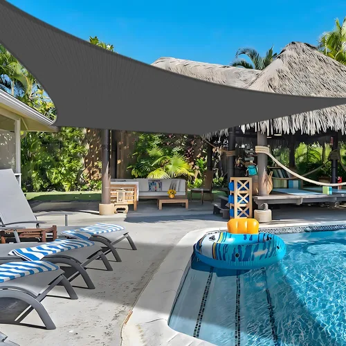 Vista 15 de COOLBOYS - Parasol rectangular de 10 x 20 pies, para exteriores