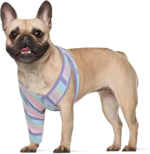 Vista 13 de ROZKITCH Manga de Cirugía para Pata de Perro Pata Delantera Derecha Izquierda, Protector de Codo y Rodilla para Mascotas que Previene Lamer Heridas