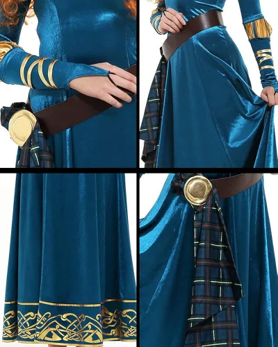 Vista 8 de miccostumes Disfraz de princesa para mujer, disfraz de cosplay