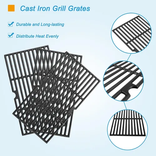 Vista 3 de Rejilla de parrilla de 16 15/16 "para Charbroil Advantage 463344015 463334615 463344116 463343819 Gas2coal 463340516 G467-0002-W1 Rejilla de cocina