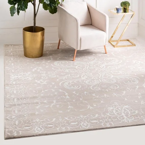 Vista 23 de Unique Loom Rushmore Collection Adams - Alfombra rectangular de 2 x 3 pies, color beige y marfil