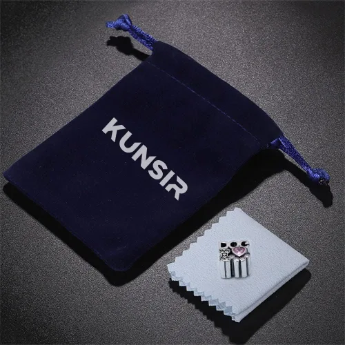 Vista 125 de KUNSIR Los abalorios se adaptan a pulseras Pandora para mujer, plata de ley 925, cuentas colgantes de joyería para niñas, dijes de feliz cumpleaños