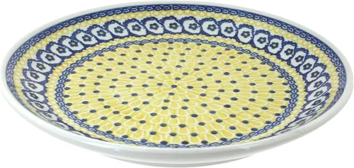 Vista 10 de Cerámica pulida de rosa azul – Plato de cena Athena marrón – 10.5 pulgadas de diámetro – Ideal para comidas diarias, comidas informales o como