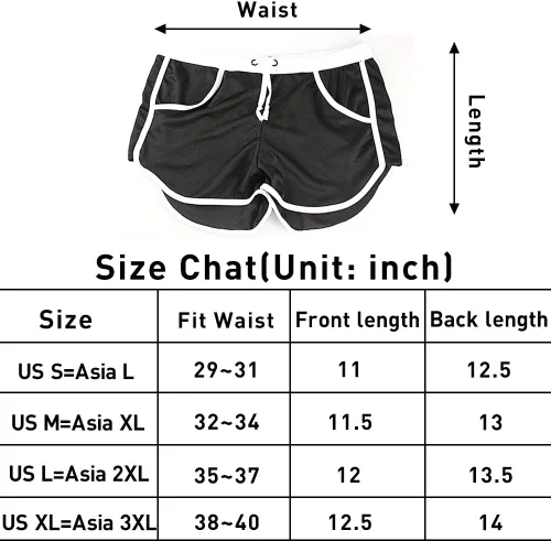 Vista 6 de Rexcyril Pantalones cortos para hombre, para correr, entrenamiento, fisicoculturismo, gimnasio, atléticos, deportivos, casuales, pantalones cortos