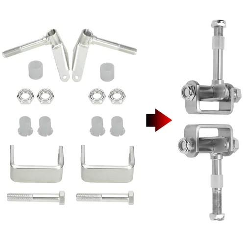 Vista 4 de GREHUA Juego de Soporte de Eje de Dirección de Go Kart 5/8" de Eje 3-3/4" de Largo Compatible con Predator 212cc 196cc 6.5hp 13hp 15hp 420cc 301cc