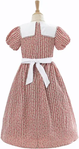 Vista 112 de Nuoqi - Vestidos de pionera para niñas, disfraz colonial