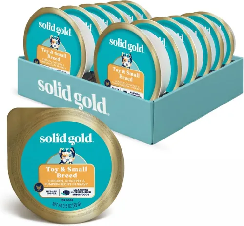 Vista 12 de Solid Gold Complemento de Comida Húmeda para Perros y Copitas de Comida - Con Carne de Res y Batata para Soporte de Cadera y Articulaciones