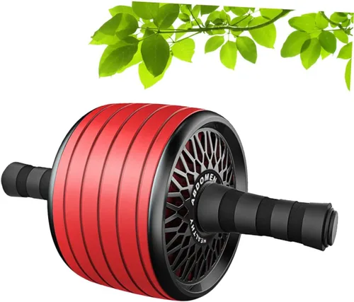 Vista 5 de Zerodeko Silent Ab Roller - Dispositivo de fitness para gimnasio en casa, asas antideslizantes, entrenador de núcleo ligero para hombres y mujeres