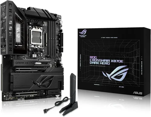 Vista 29 de ASUS ROG Crosshair X870E APEX AMD X870E AM5 ATX Placa Base, AI Avanzado Listo para PC, 18+2+2 Etapas, DDR5, Ventilador de Memoria ROG, Tarjeta ROG