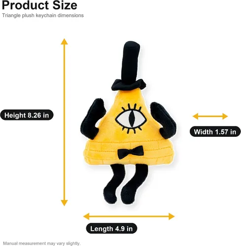 Vista 3 de EIKOU Gravity Falls Bill Cipher - Muñecos de peluche para niños