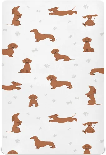 Vista 16 de English Bulldog - Sábanas transpirables para colchón de cuna, suaves y transpirables de 39 x 27 x 5 pulgadas Color: 12