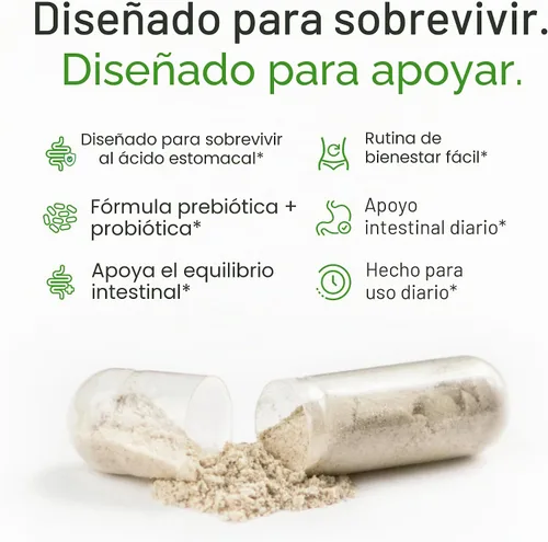 Vista 2 de BIOptimizers Probiotic Breakthrough – Lactobacillus Plantarum OM Probióticos y Prebióticos Suplemento de Salud para el Intestino, Digestivo
