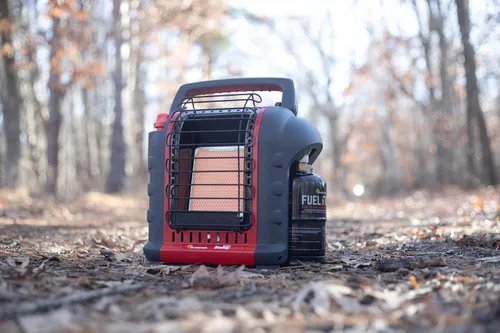 Vista 11 de Radiador portátil Mr. Heater para interiores, color gris, Multi, Negro-rojo, 1